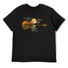 Acoustic Guitar Player T Shirt, Guitar Moonlight Nature Lake Shadow Birthday, Christmas Gift T-Shirt