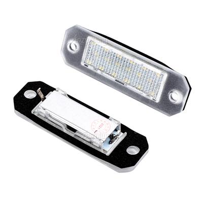 White LED License Plate Light Number Plate Lamp 2Pcs For VW Transporter T5 2003-2015 T6 For Caddy 2004-2017