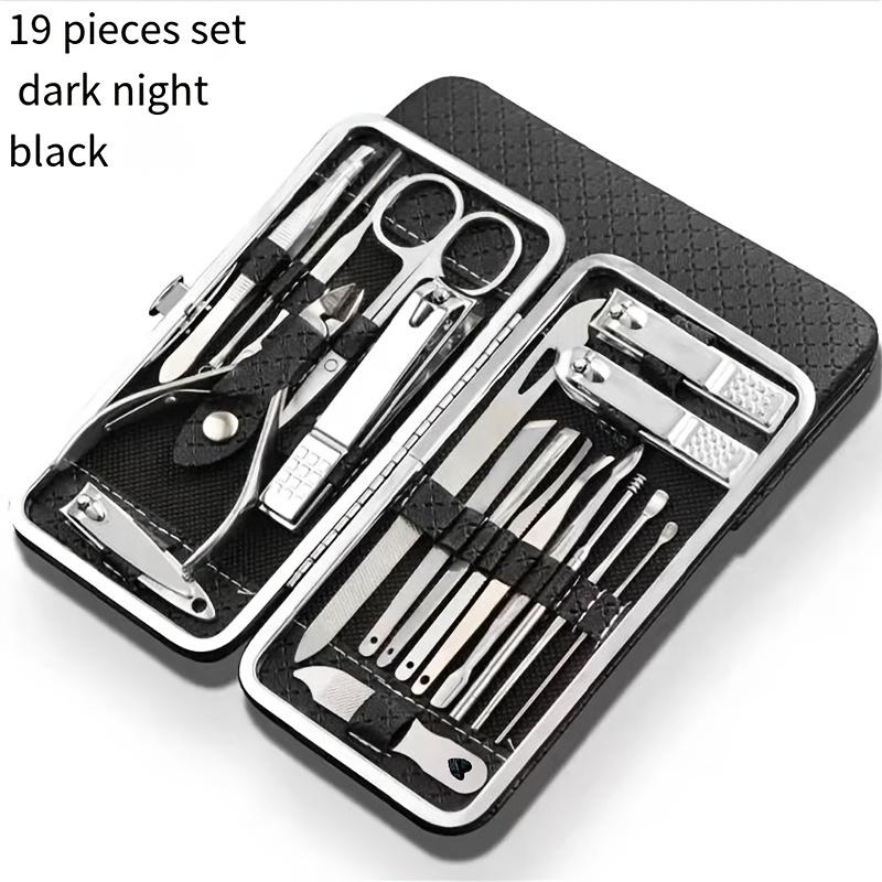Home Nail Clipper Set of 10/25 Pieces Large Size Dead Skin Pliers Diagonal To Remove Dead Skin Small Eyebrow Clipper Leather Sle