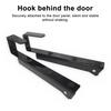 Over The Door Hooks Collapsible Folding Metal Hanger Organizer for Laundry Bathroom Bedroom Space Saving Clothes Drying Rack for Coats Towels Bags