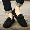 Fashion The Four Seasons Fashion Men Shoes Genuine Leather Casual Shoes Classic Mens Loafers Elegantes Men's Flats Male Driving Shoes