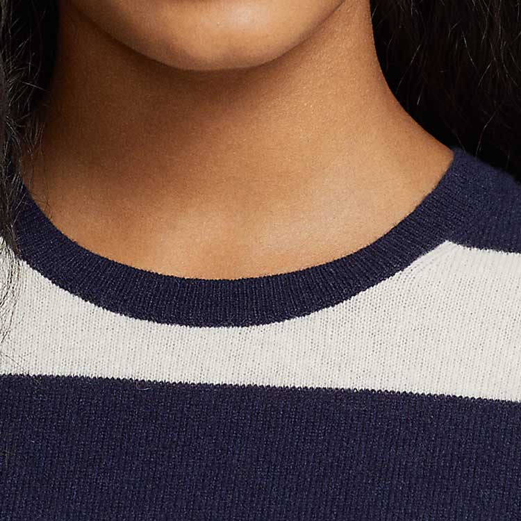 Polo Ralph Lauren SS24 Striped Crew Neck Slim Fit Short Sleeve Knit Top Women tops Multicolor WMPOSWENC020866-999