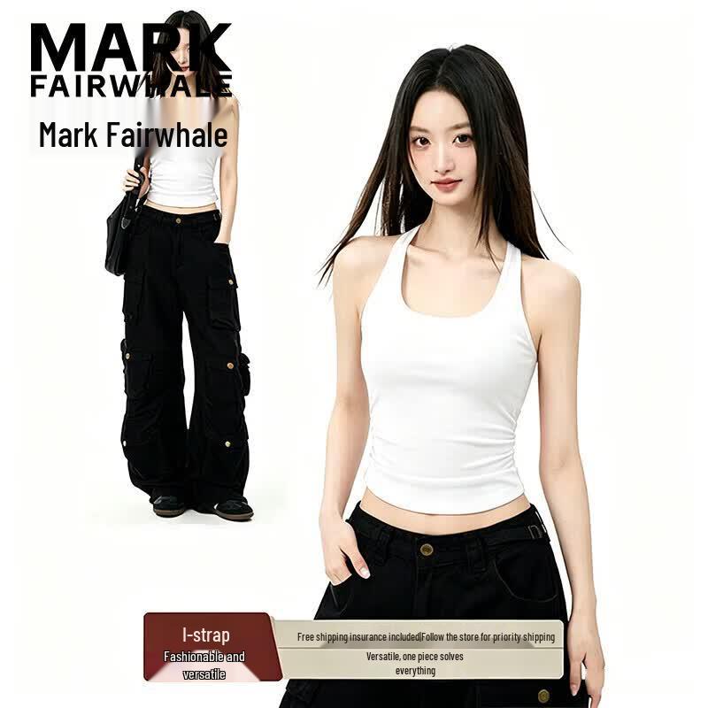 MARK FAIRWHALE Women s Padded Racerback Tank Top M