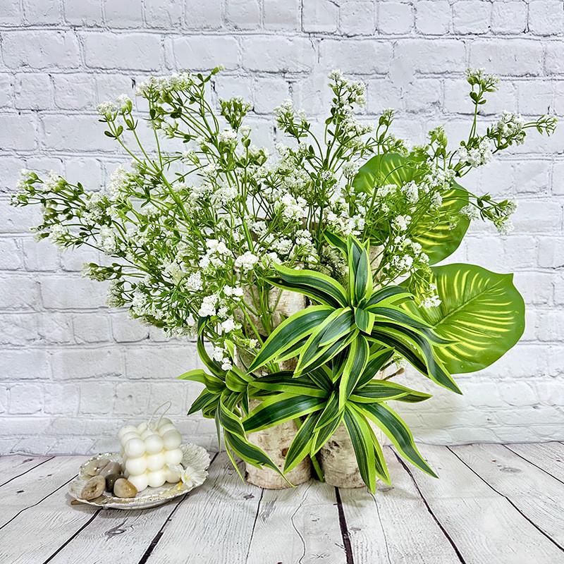 Paniculata Gypsophila L Faux Plastic Flowers For Wedding Arch And Decor Home