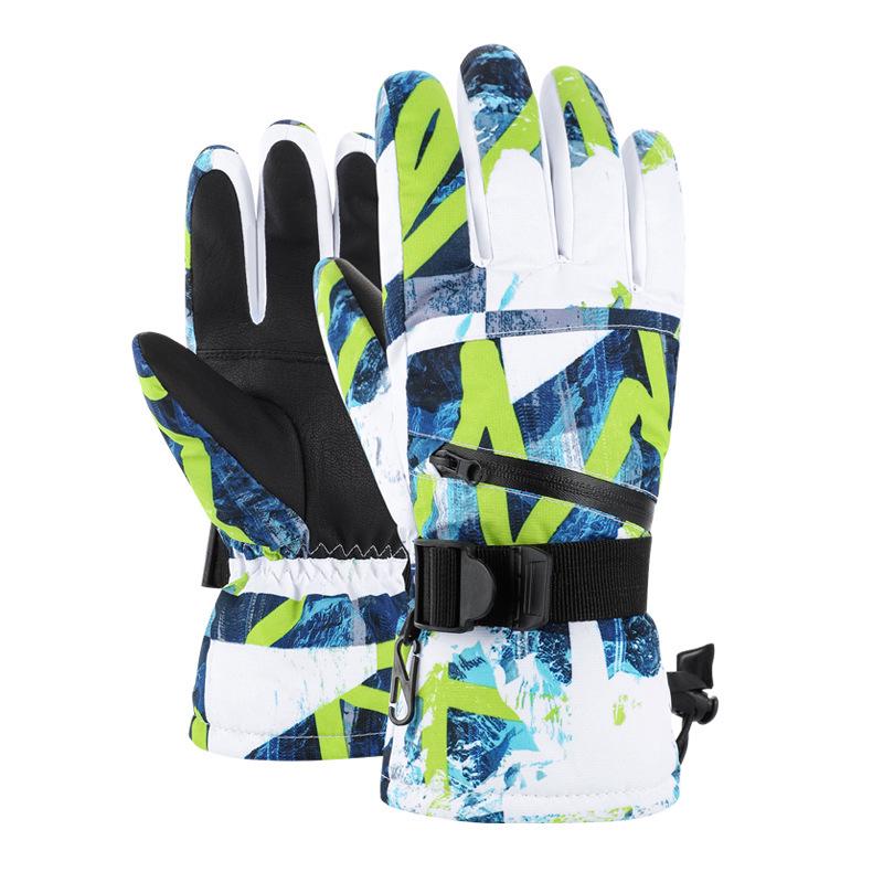Winter Outdoor Waterproof Ski & Cycling Gloves with Fleece Lining