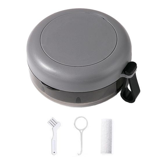 

Футляр для ванночки для зубных протезов, контейнер для искусственных зубов с зеркалом, герметичный, компактный, портативный, дорожный, держатель для зубных протезов, футляр для чистки фиксаторов серый