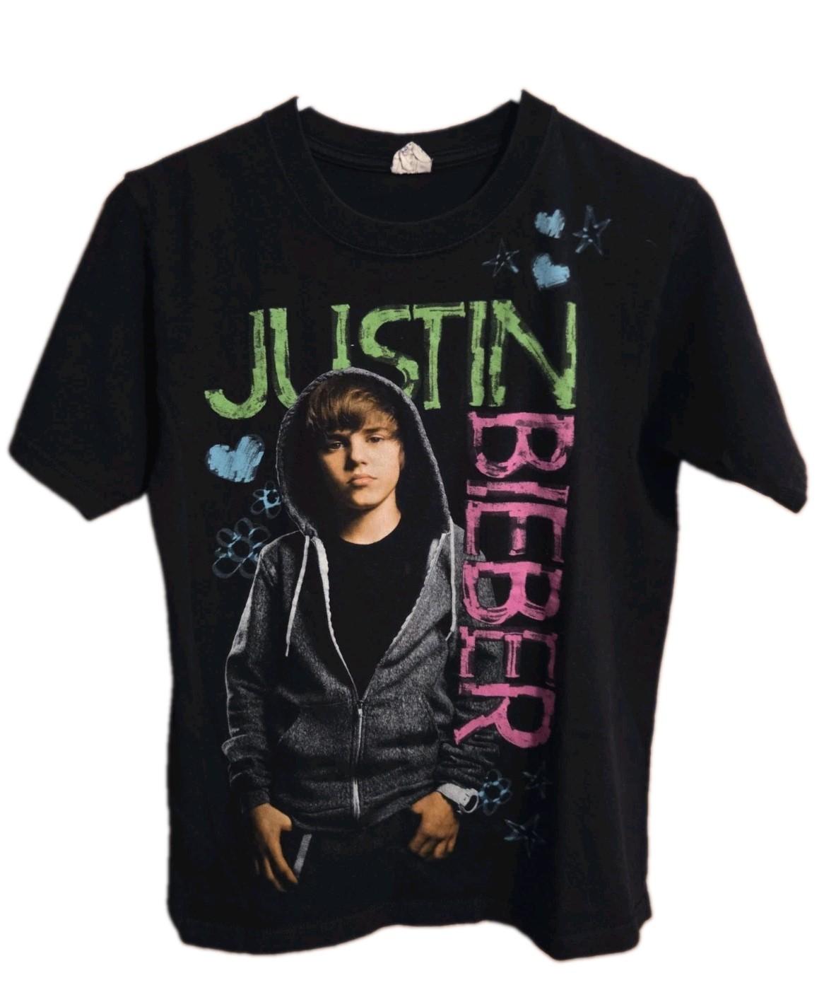 2010 Justin Beiber Tour Shirt Grail Size Small Anvil Unisex T-Shirt XXXL