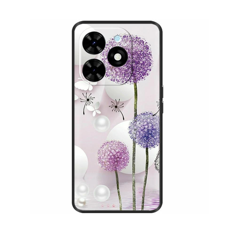 Shockproof Cover For Tecno Spark Go 2024 Case Soft Silicone Animals Painted Back Cover For Techno Spark Go 2024 Case Phone Cover