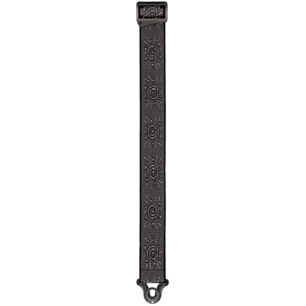 D'Addario Daddario Guitar Strap with Lock Structure Vingate Strap Collection Silver Suns 50BALPW0...