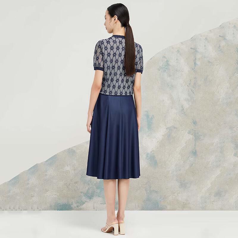 JESSIE Women's Lyocell Pleated Midi Skirt