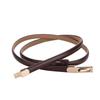 Luxury Ladies Slim Waist Belt Retro Spring Buckle Design Leather Belt Adjustable Length Skinny Belt