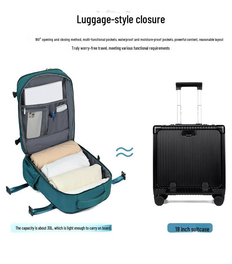 Unisexový multifunkční cestovní batoh přes hranice: Lehký, všestranný pro služební cesty, venku a do školy