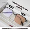 Luxury Photochromic Myopia Glasses -4.0 Uv Protection Color Changing Outdoor Eyewear Vintage Style For Men And Women Short-Sight