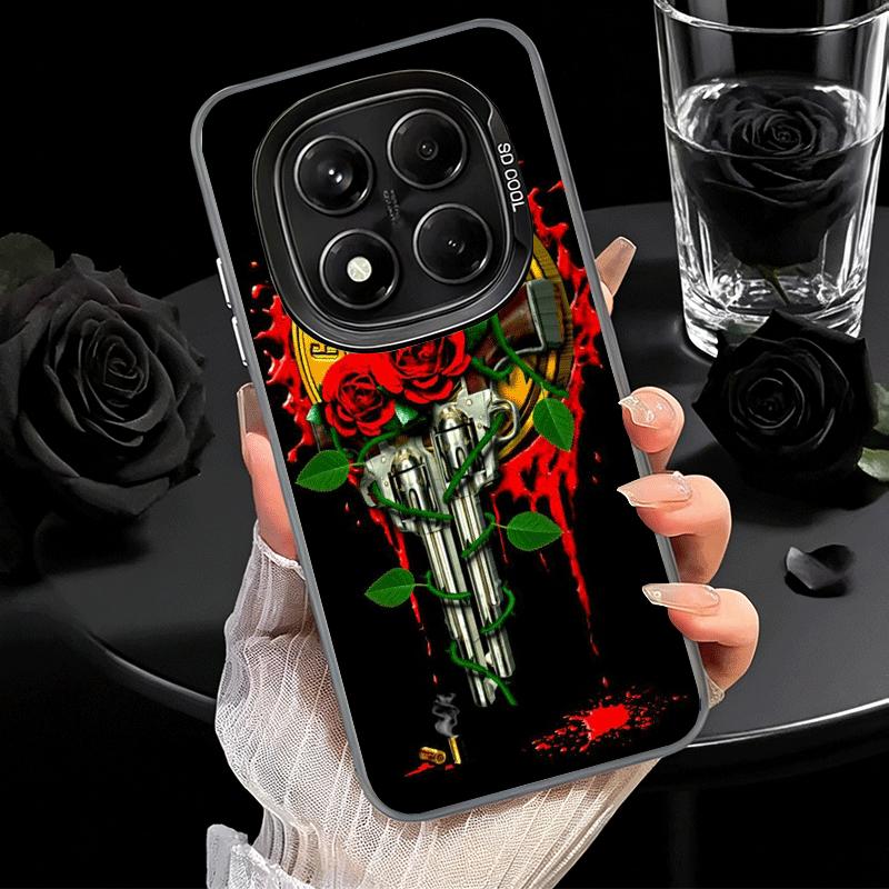

Band G-Guns N R-Roses Shockproof Phone Case for Xiaomi Redmi Note 15 14 13 12 Pro Plus 11 11S 11T 5G Cover Anti Fall Fundas Redmi Note 12 Pro 4G