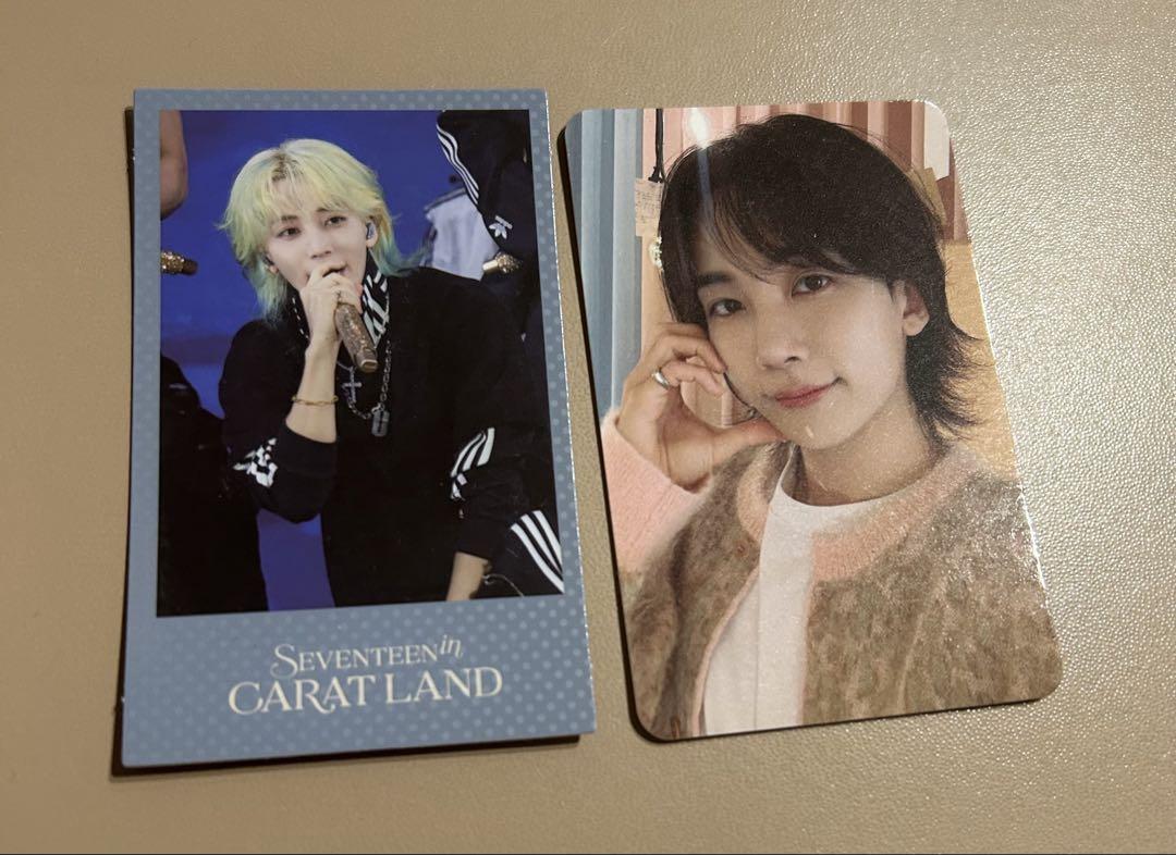 

[USED] SEVENTEEN Jeonghan bonus trading card instant photo global purchase
