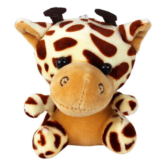 Animal Keychain Jungle Animal Monkey Tiger Lion Giraffe Elephant Leopard Doll