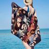 Vampire Saga Characters Beach Towel, Super Soft Microfiber, Gift for Her/Him, Birthday, for Pool, Beach, Travel, Home Decor Fan Gifts