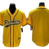 Packers #12 RODGERS Rugby-Baseball Cardigan-Style Retro Embroidered Jersey