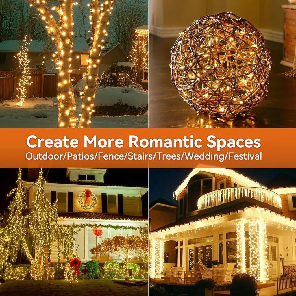 ED Solar Full Sky Star Light String Outdoor Waterproof Camping Courtyard Light Holiday Decoration Light Party Home Decoration
