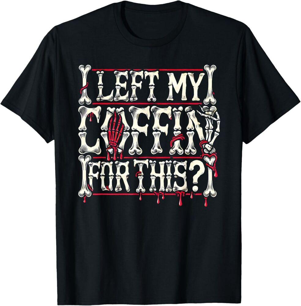 Я вышел из гроба ради этого? Хоррор Вампир Готика Хэллоуин Футболка Унисекс Футболка S