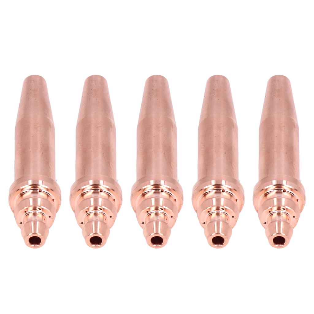 5Pcs Acetylene Cutting Tips Nozzle Torch Consumable Accessories for Integrated Machine 2# G02?2