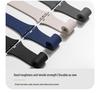 Lychee Pattern Magnetic Silicone Sports Watch Strap, Compatible with Apple S7, S8, S9, S10, S11, New SE