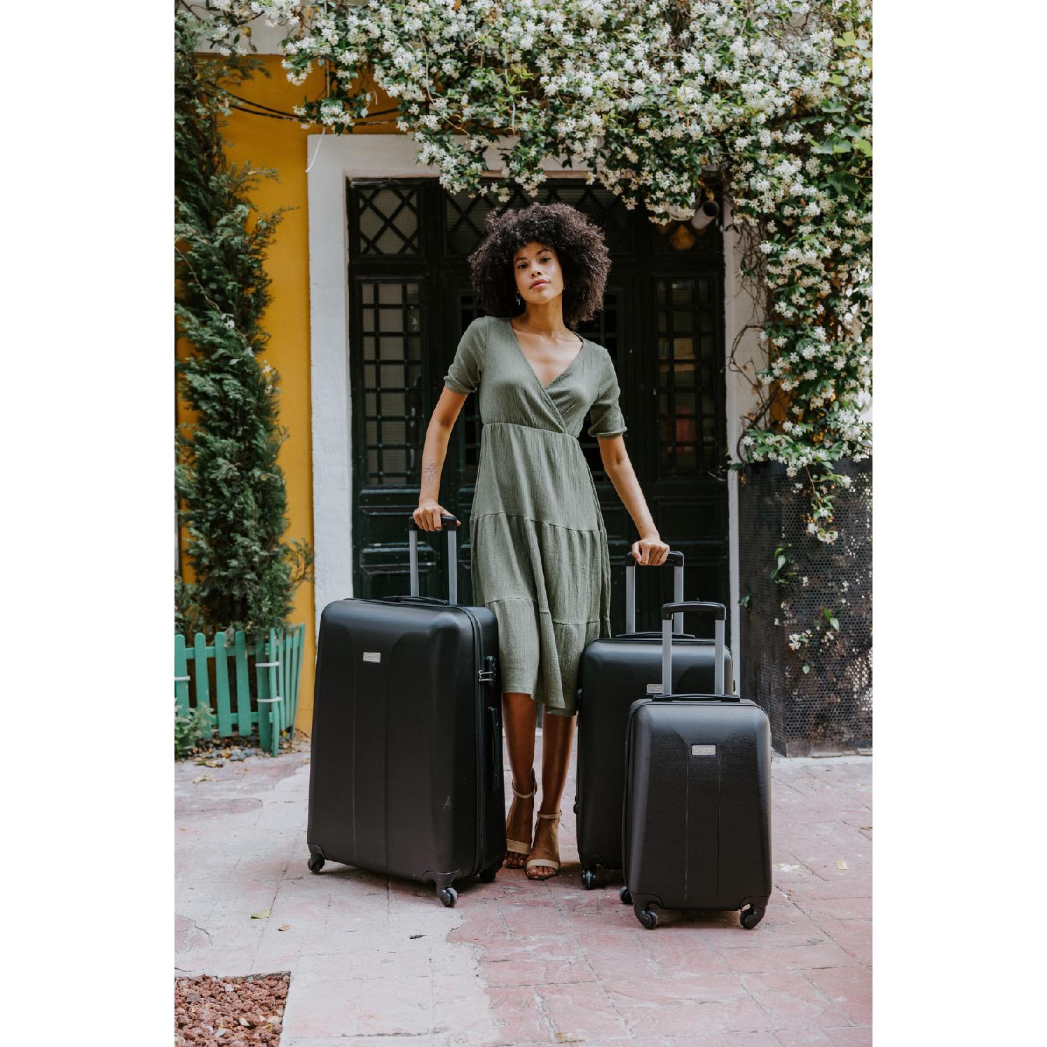 

Valja Vl-280 Milano Series Черный набор из 3 чемоданов