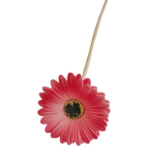 

Artificial Gerbera Flowers with Bendable Stems Fake Silk African Gerbera Flower Boho Faux Wildflower for Wedding Bridal Party Home Kitchen Decor розовый