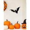 Wrought Iron Bat Wall Decor, 15.75x9.67 Inch Gothic Home Accent for Halloween, Indoor/Outdoor Metal Art
