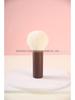 Compact Chubby Nail Dust Brush - Log Style Powder & Blush Brush for Hair Sweep and Makeup Application