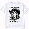 Cowgirl Fun Western Graphic T Shirt Trendy Boutique Style Tee Womens Gifts White