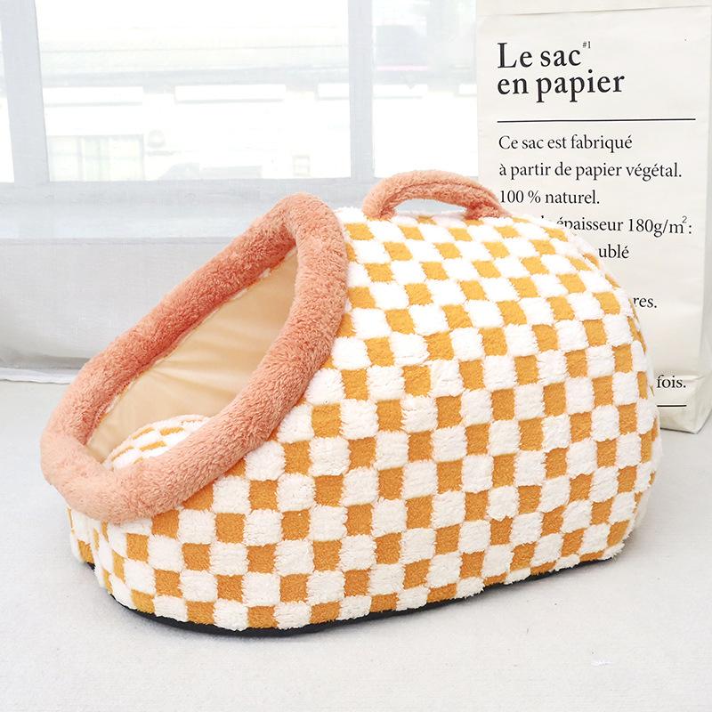 

Будка для собак All Seasons Universal Полузакрытая будка для собак Гнездо для кошек Утолщенное и теплое спальное гнездо для домашних животных S 42 * 30 * 25cm