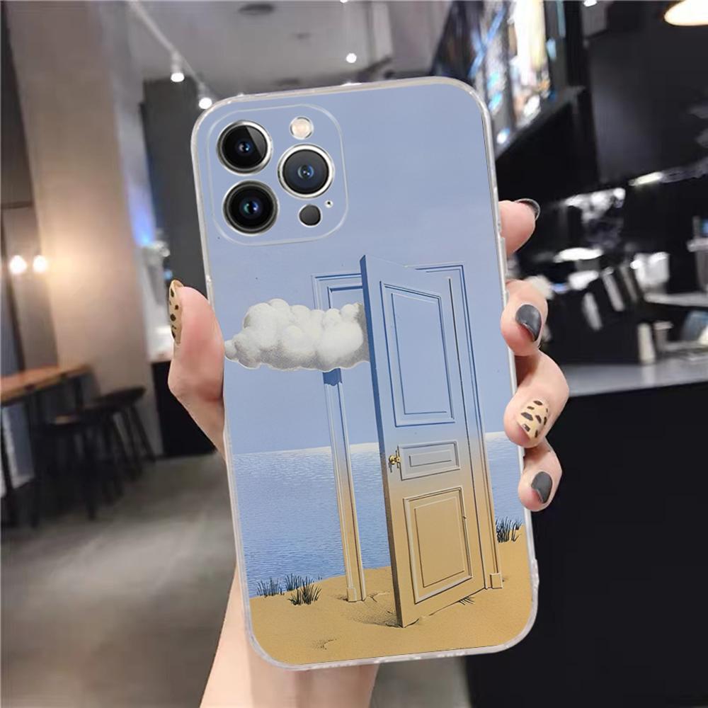 

Чехол для телефона с картиной Рене Магритта для iPhone 15 14 11 12 13 Mini Pro XS Max Чехол 6 7 8 Plus X XR SE 2020 Funda Shell iPhone 13pro max
