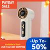 Portable Handheld Turbo Fan Rechargeable Personal Fan 100 Speeds LED Display Cooling Fan Travel Essentials Gifts for Women Men