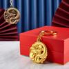 The Year Of The Dragon Chinese Zodiac Dragon Keychain Bag Pendant Accessories Car Key Ring Chain Wedding Party Creative Gift