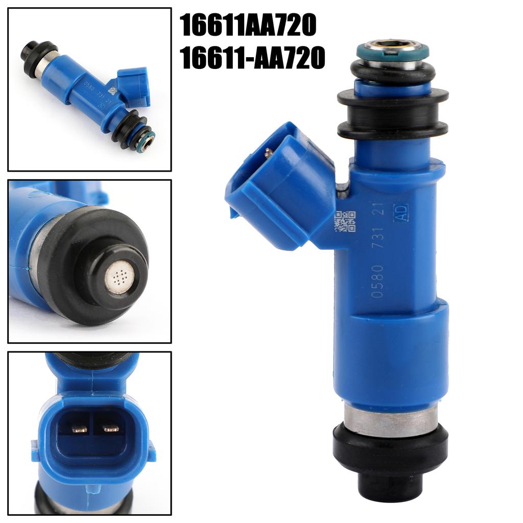 1x Dark Blue 565cc Fuel Injectors 16611AA720 For WRX / STI 16611-AA720 2.5L