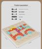 Montessori Shape-Changing Pegboard Puzzle for Kids
