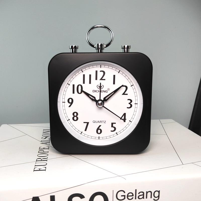 Korean creative candy lazy silent alarm clock desktop simple wind clock