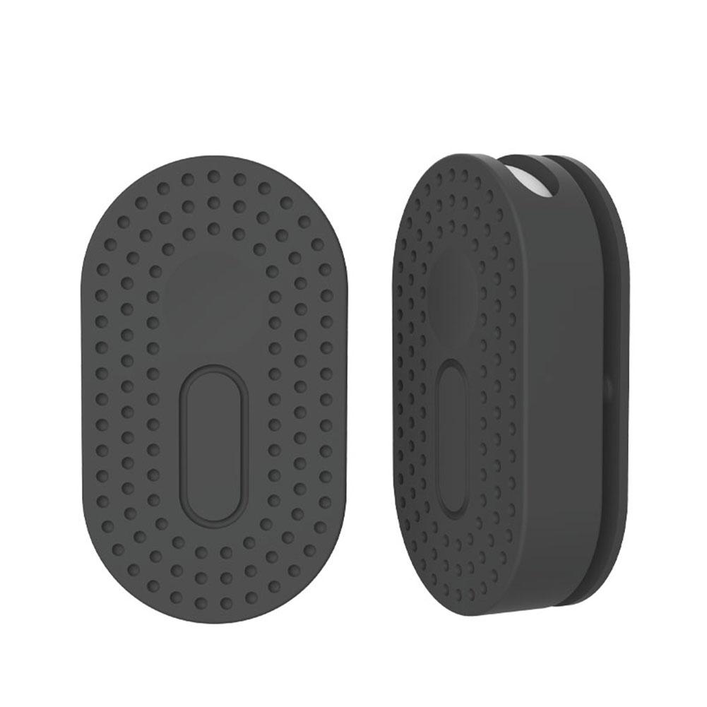 Protective Case for Smart Tag Silicone Anti-scratch Portable Protector Case Sleeve Housing Carrying Case for Galaxy Smart Tag 2 чёрный