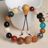 Eighteen Seeds Imitation Bodhi Bracelet National Tide Forest Retro Buddha Bead Rosary Eighteen Seed Bracelet Male and Female Couple Hand Jewelry