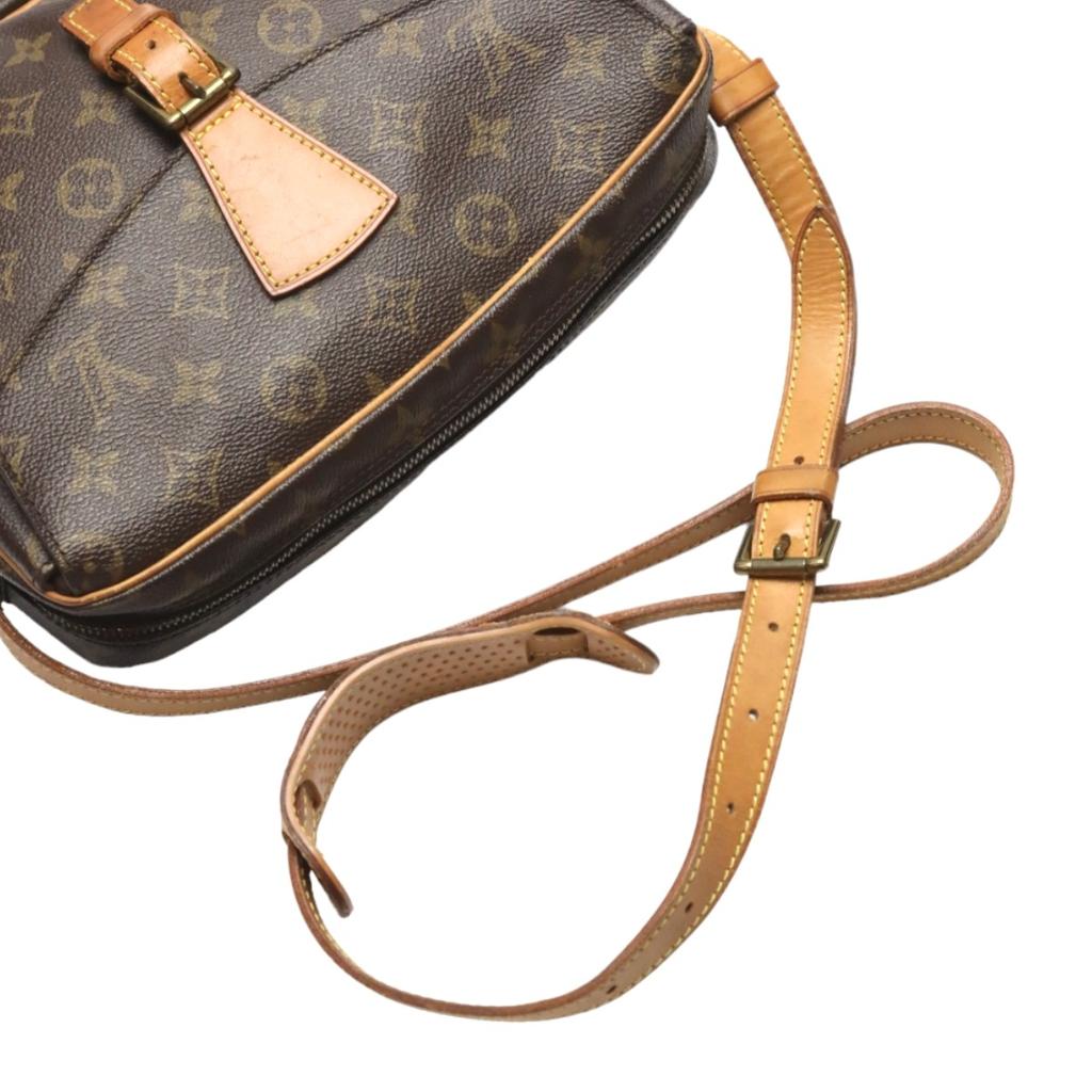 Louis Vuitton Monogram Geneufeille Shoulder Bag Monogram Canvas Brown M51227 Used