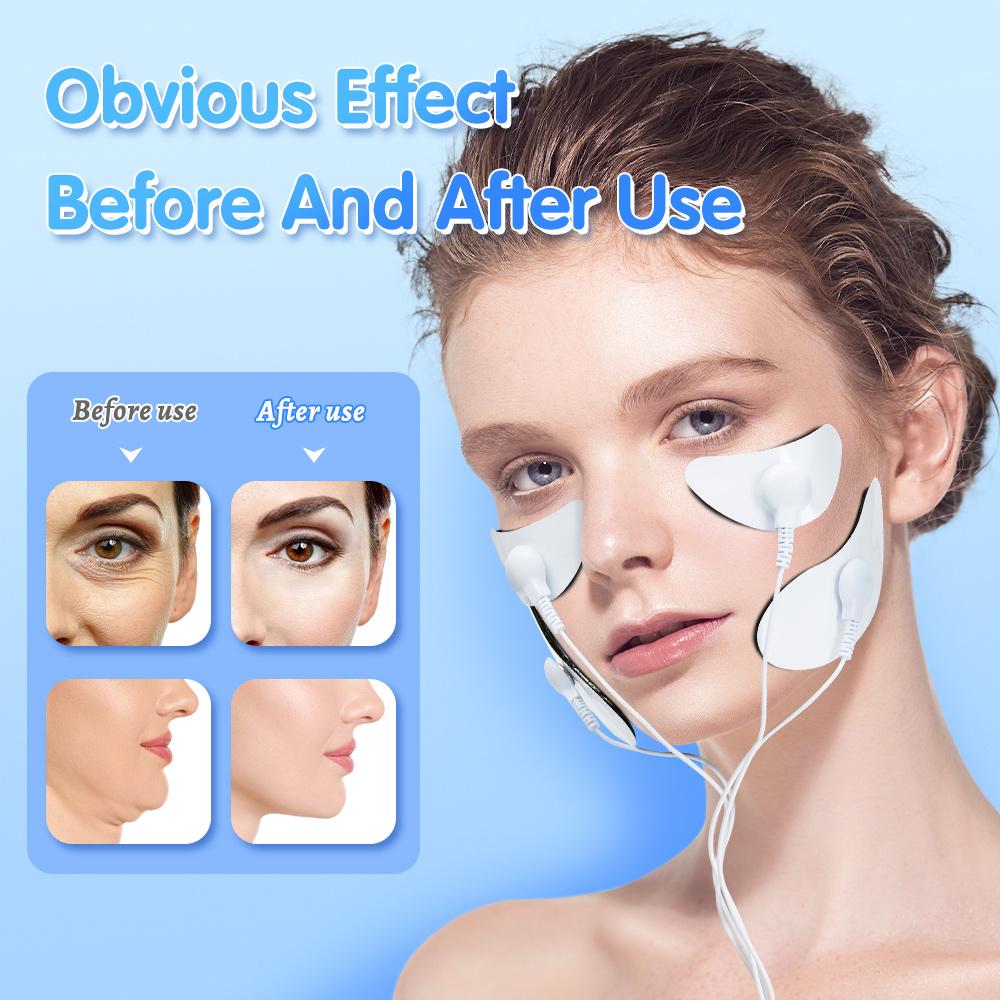 MassagingTool for Facial Ems Facialuse Massager Lifting Microcurrent V-Face Double Chin Remover Neck Lift Skin Tightening Anti-Wrinkle