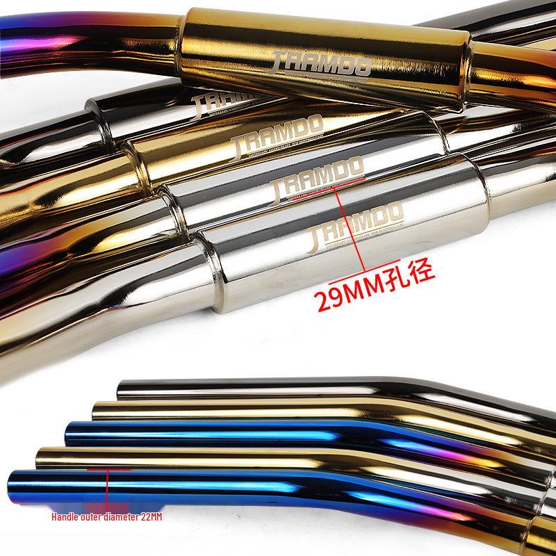 

Flanduo Alloy Handlebars for Xiaoniu, Nplay, Yadea Models - Modified 29MM Tapered Handle Flanduo Tapered Handle Titanium Black