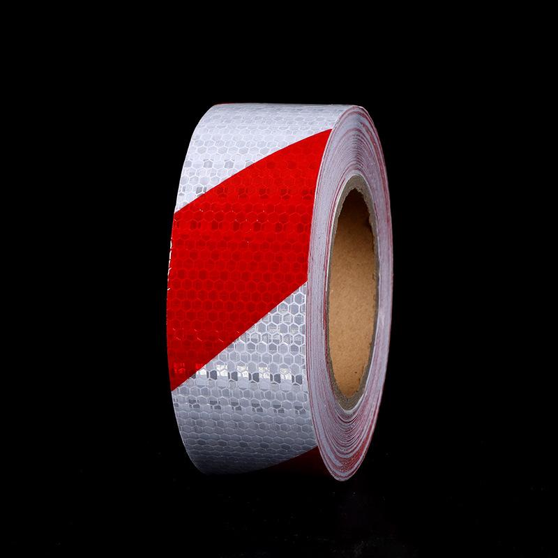 1 Roll Shining Reflective Safety Warning Tape Self Adhesive Twill Printing Reflective Tape for Car