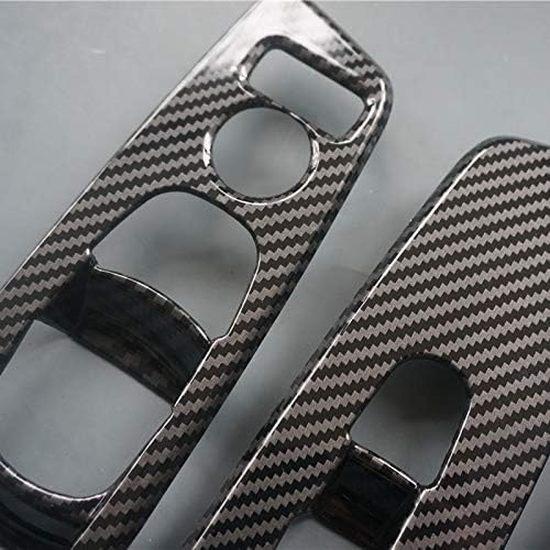 Carbon Fiber Door Window Button Switch Cover For Nissan Sentra 2020-2025 | Easy to install,improve the appearance,classy and beautiful