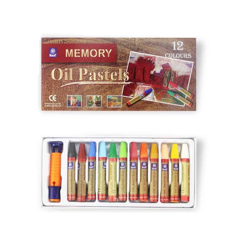 Hexagonal Cartoon Oil Pastels - 12/24/36 Colors, Washable Multi-color Children s Crayons for Painting Crayons