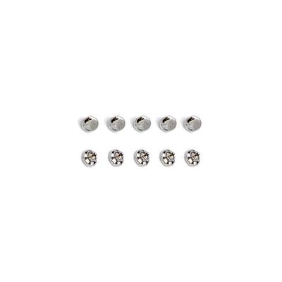 Kuryakyn Hot Spots Custom Lenkerenden (Kappen) für 1/4" Sechskant-Schrauben, Chrom, 10er-Pack Harley KUR-8114