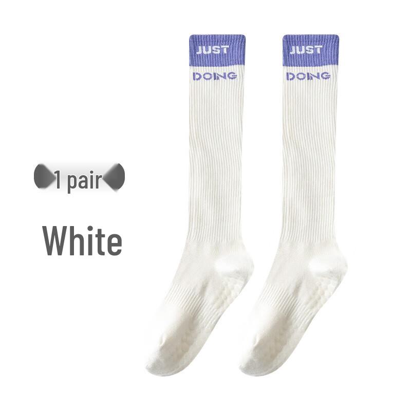 

Junbie Mid-Calf Pilates Grip Socks One Size