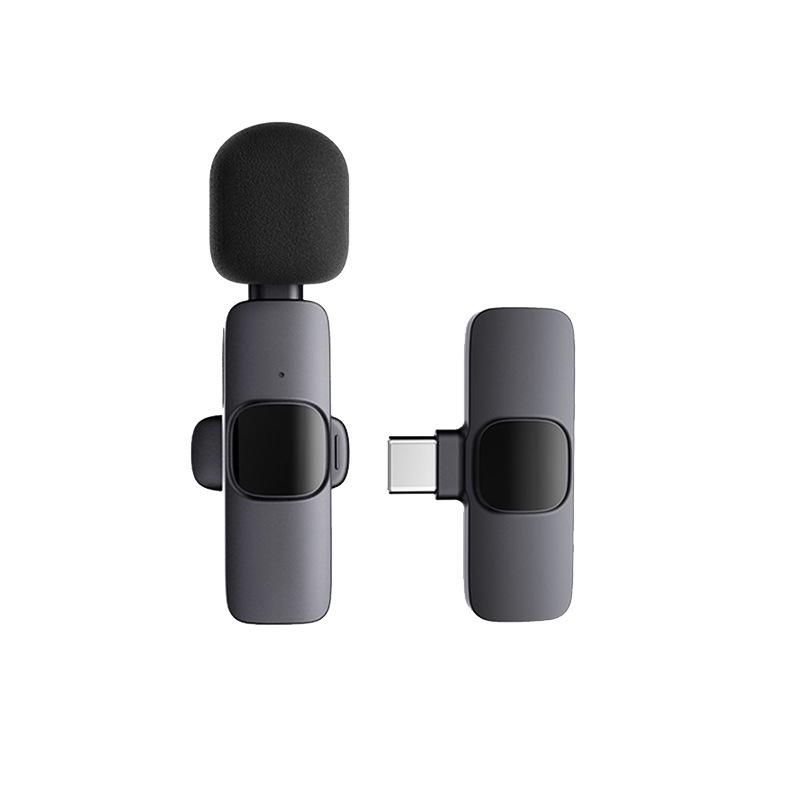 Wireless Noise-Cancelling Bluetooth Mini Lapel Microphone for Phones