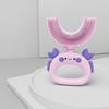 U-shaped Toothbrush Manual Easy To Use Cute Shape Soft Bristle Adorable Clean Silicone U-shaped Children Toothbrush for Child